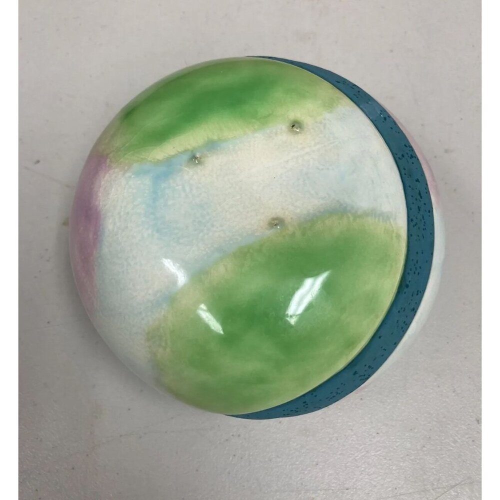 Vintage 1980’s Style Pottery 4” Vase Glossy & Matte Raku Look - Picture 7 of 10